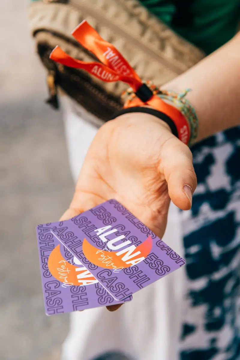 Aluna festival carte cashless