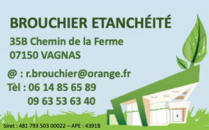 BROUCHIER ÉTANCHÉITÉ