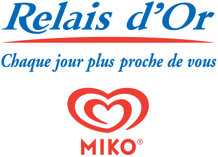 Relais d'Or + phrase + coeur Vertical Quadri